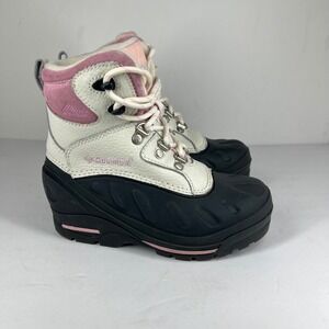 Columbia Bugabootoo Toddler Snow Boots Winter Boots Black Pink White Size 1